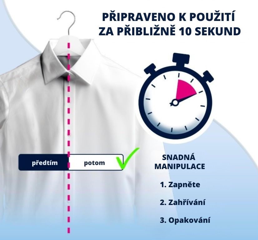 CleanMaxx Ruční skládací napařovač oděvů 19371 (5)